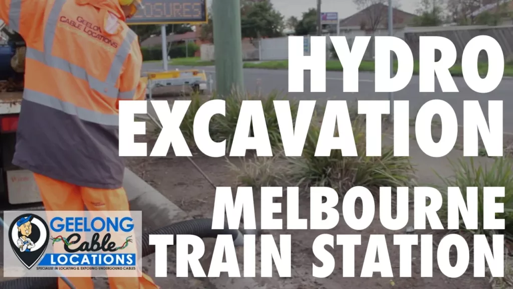 Service Locating and Hydro Excavation at a Melbourne Train Station