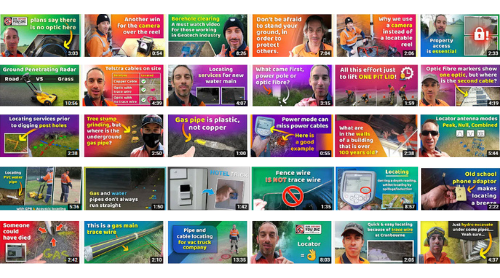 Just some of the 100+ Youtube videos from Geelong Cable Locations